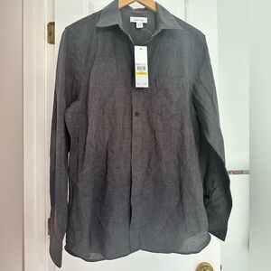 NWT Calvin Klein Long Sleeve Button down